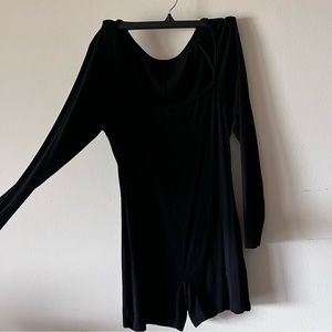 black longsleeve bodysuit